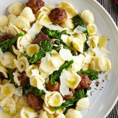 Orecchiette with Sausage and Rapini