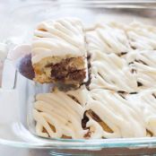 Cinnamon Roll Cake with Cream Cheese Frosting