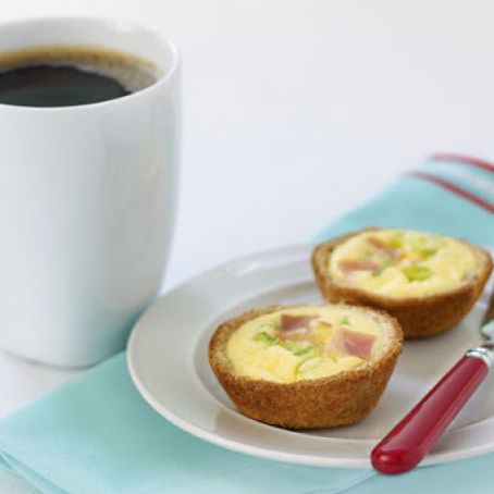 Ham & Cheese Breakfast Mini Quiches