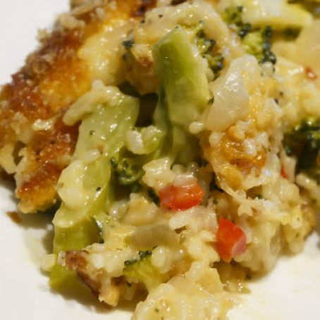 Cheesy Broccoli and Rice Casserole