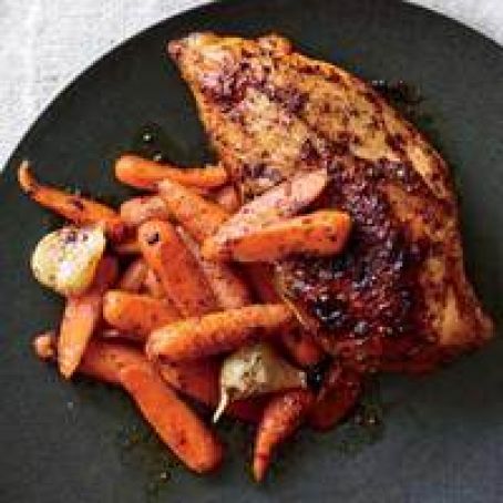 Mexican Roast Chicken & Carrots