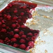 Raspberry Pretzel Salad