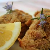 Rosemary-Scented, Extra-Crispy Fried Chicken