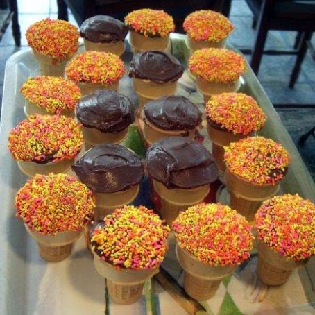 Ice Cream Cone Cupcakes
