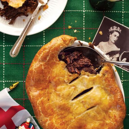 Beef Cheek and Stout Pie with Stilton Pastry
