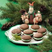 Chocolate Mint Whoopie Pies Recipe