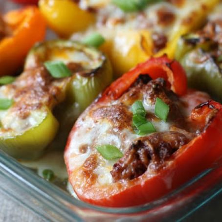 Sloppy Joe Stuffed Peppers