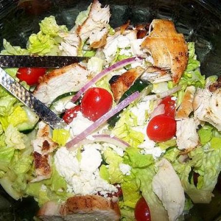 Mediterranean Grilled Chicken Salad