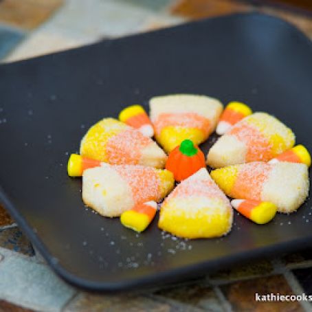 Candy Corn Sugar Cookies