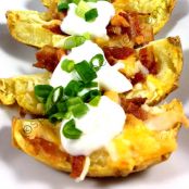 Crispy Oven Baked Potato Skins