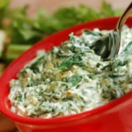 Reduced-Calorie, Reduced-Fat Hot Artichoke Spinach Dip