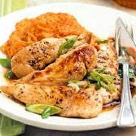 Maple-Glazed Chicken with Sweet Potatoes