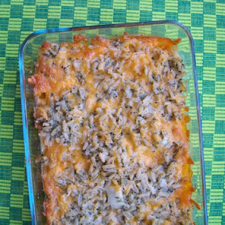 Green Rice Casserole