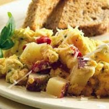 Herbed Potato-Egg Scramble