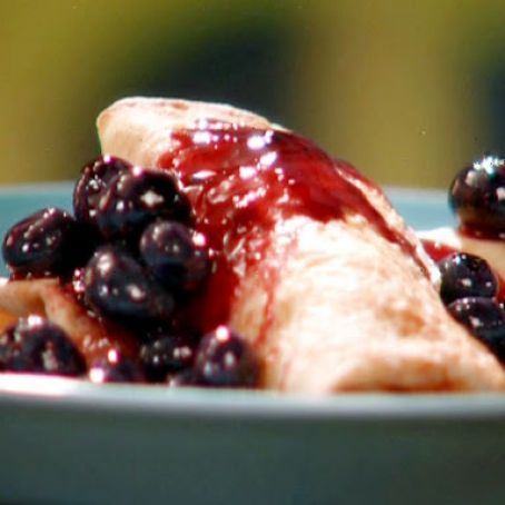 Blueberry-Lemon Cheese Blintzes*