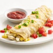 Healthified Creamy Chicken Enchiladas