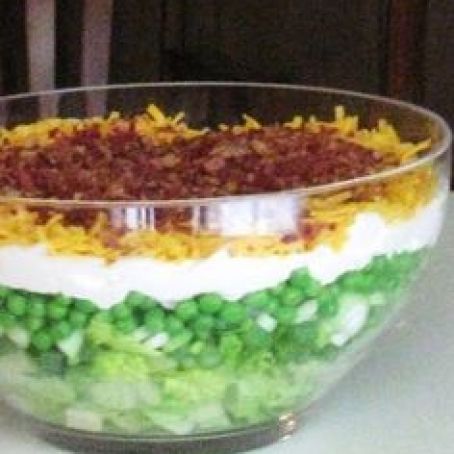 7 Layered Salad, Granny's Recipe