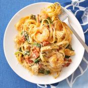Chicken & Shrimp Fettuccine