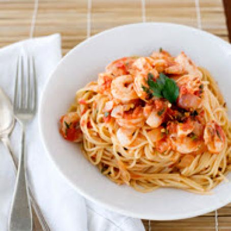 Shrimp Fra Diavolo with Vermicelli