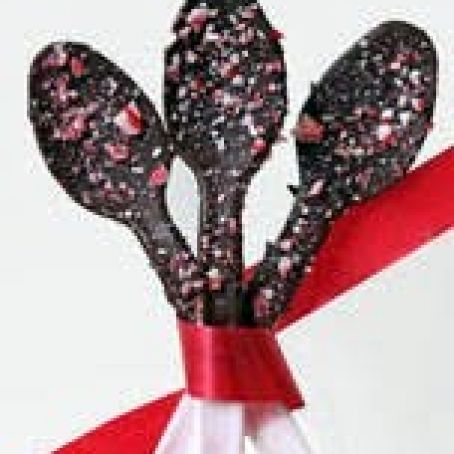 Chocolate Peppermint Spoons