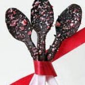 Chocolate Peppermint Spoons