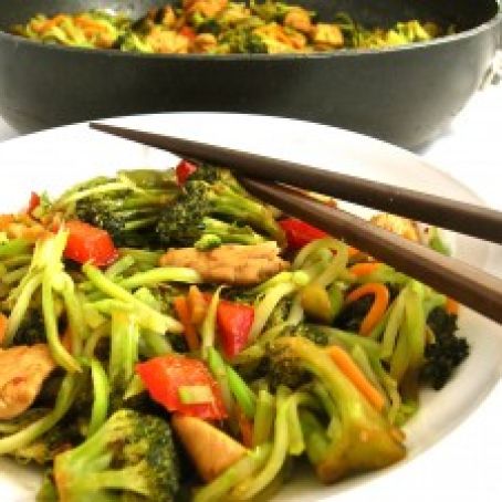 Skinny Chicken and Broccoli Stir-Fry