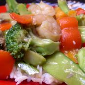 Stir-Fried Shrimp in Garlic Sauce