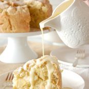 Irish Apple Cake with Custard Sauce