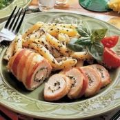 Bacon Wrapped Chicken with Blue Cheese and Pecans (Rachel Ray's)