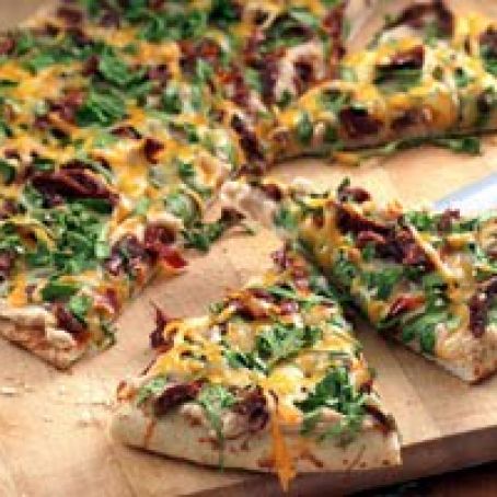 White Bean and Spinach Pizza