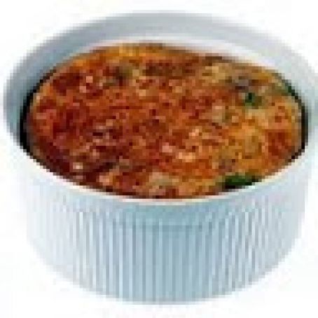 Chicken and Cheddar Souffle