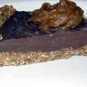 Chocolate Pecan Tart with Caramel Sabayon