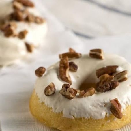 Baked Bourbon Doughnuts