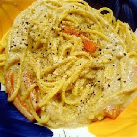 Fettucini with Braised Garlic Cream