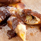 Chocolate – Banana Springrolls