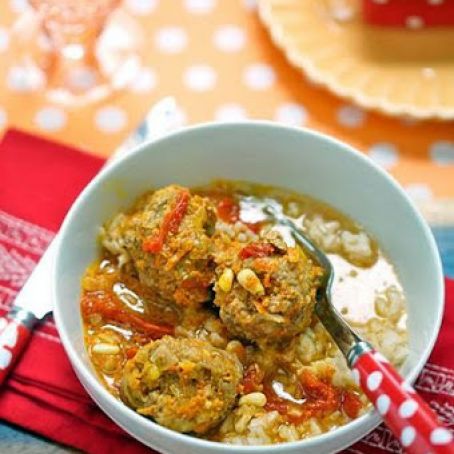 Veal and Pork Meatballs with a Carrot Sauce