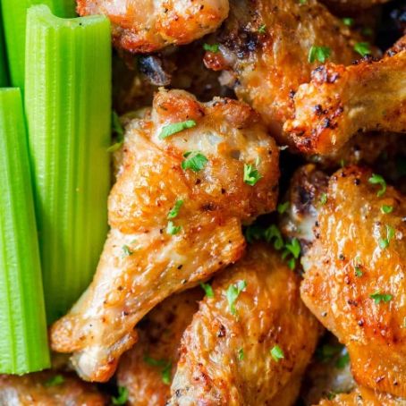 Air Fryer Honey BBQ Chicken Wings (Extra crispy)