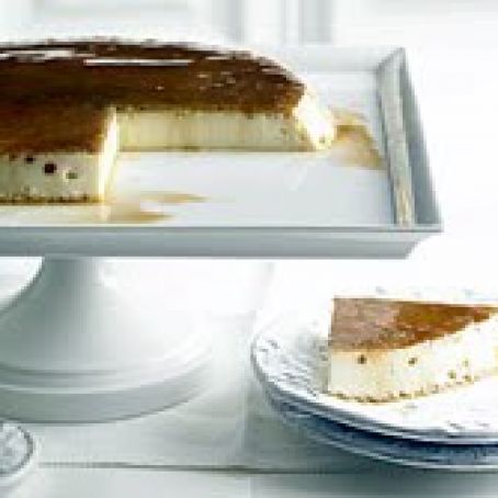 Vanilla Flan with Butterscotch Sauce