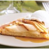 Apple Tart with Caramel Sauce