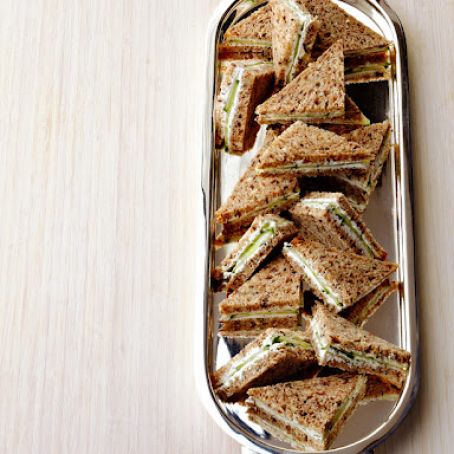Herbed Goat Cheese Sandwiches