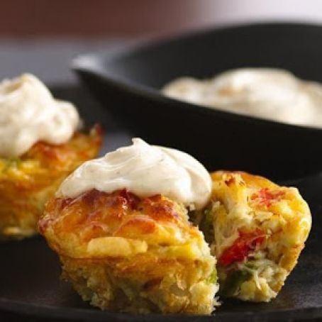 Impossibly Easy Mini Crab Cake Pies