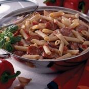 Spicy Sausage Pasta Alfredo
