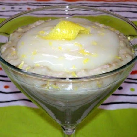 Lemon Creme Pie Oatmeal