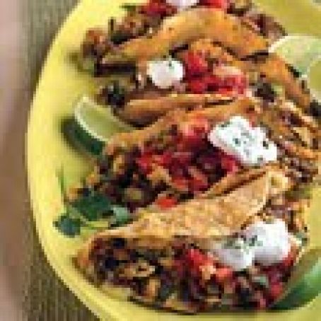 Chorizo and Scrambled Egg Breakfast Tacos