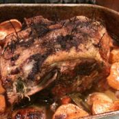 Garlic Studded Pork Shoulder