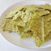 Corny Kale Tortilla Chips- Starting Out Raw