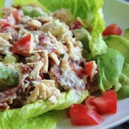 Chicken Salad with Bacon, Lettuce and Tomato