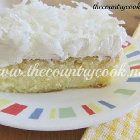 Pina Colada Poke Cake