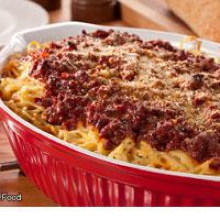 Baked Tuscan Spaghetti Casserole