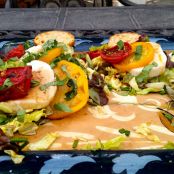 Roasted Tomato Caprese Salad